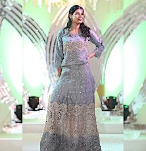 Bollywood embroidered Lehenga dress