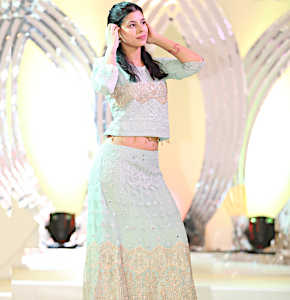 Bollywood embroidered Lehenga dress