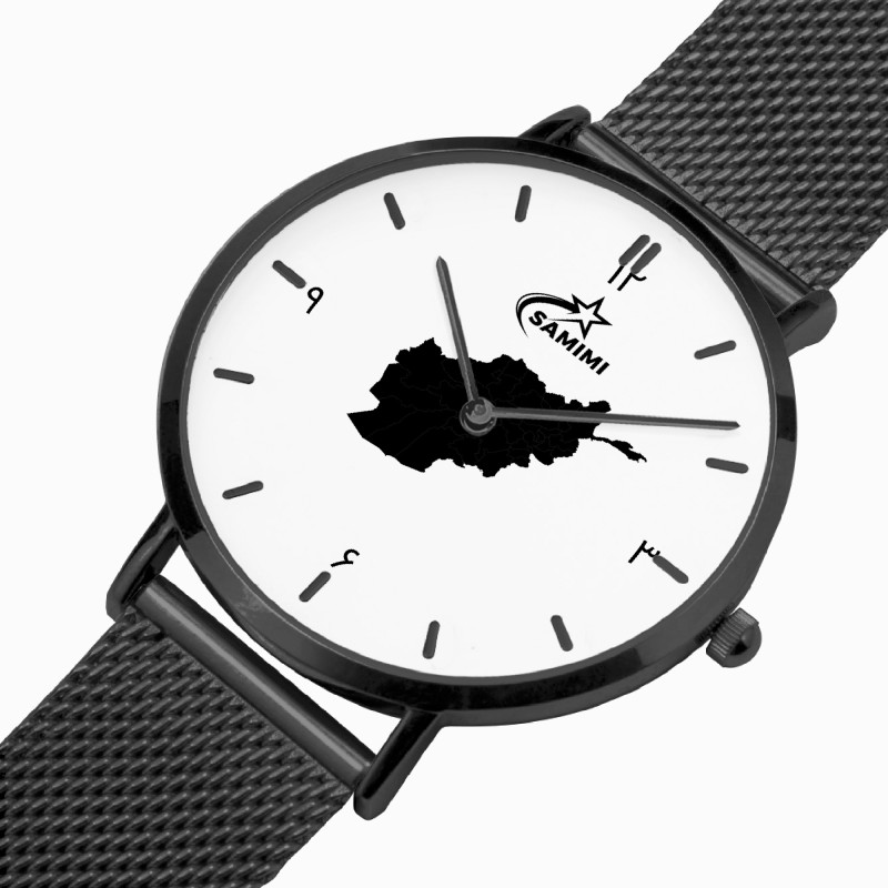 Fashion Ultra-thin Stainless Steel Quartz Watch (With Indicators)